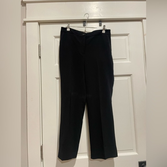Talbots Pants - Talbots Black Straight Leg Dress Pants with Pleats